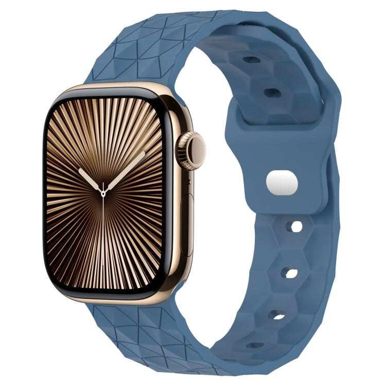 Football Texture Silicone Watch Band, For Apple Watch Series 10 46mm, For Apple Watch Series 10 42mm